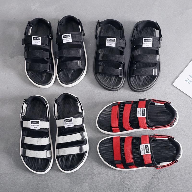 (Có 3 Màu) Sandal nữ nam 3 quai trơn cao cấp hothit Fullsize 35-44 - dép quai hậu học sinh mới về 2021