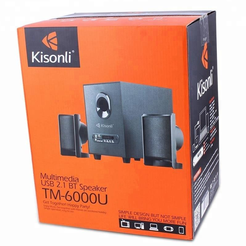 Loa vi tính 2.1 kiêm Bluetooth Kisonli TM-6000U hỗ trợ nghe USB/Thẻ nhớ (HÀNG CHÍNH HÃNG)