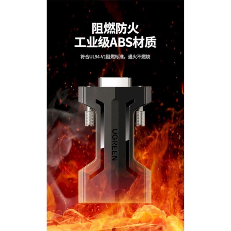 Ugreen UG80734CM363TK 1pcs Black Photoelectric Isolator Passive RS232 Serial - HÀNG CHÍNH HÃNG