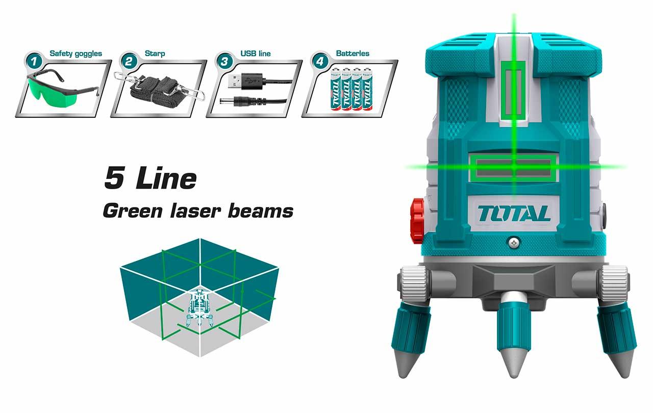 MÁY ĐO MỨC CÂN BẰNG TIA LADE TOTAL TLL305205 - HÀNG CHÍNH HÃNG