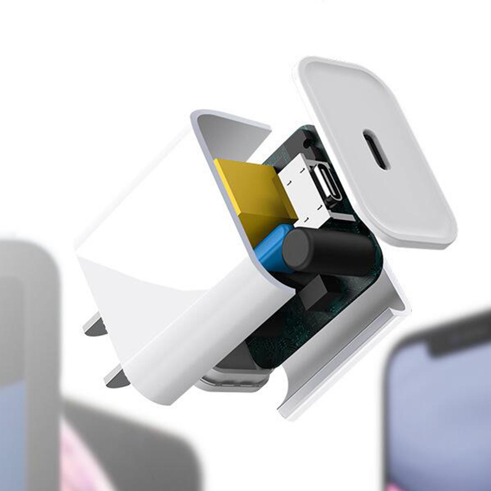 20W USB C Charger Block Plug for iPhone 12/12 Pro max 11/11Pro/X/XR/XS/8 Type C