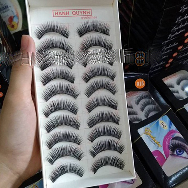 Lông mi giả Eyelashes Fashion Color 10 cặp (số 014)