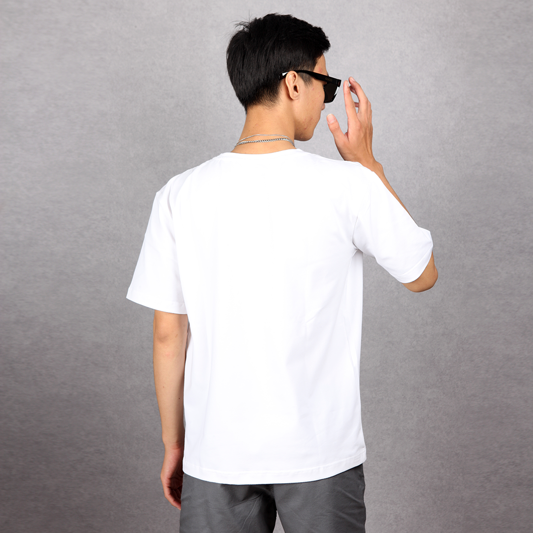Áo thun unisex nam nữ áo thun cặp basic form rộng vải cotton cho cặp đôi Nhã Dung Store