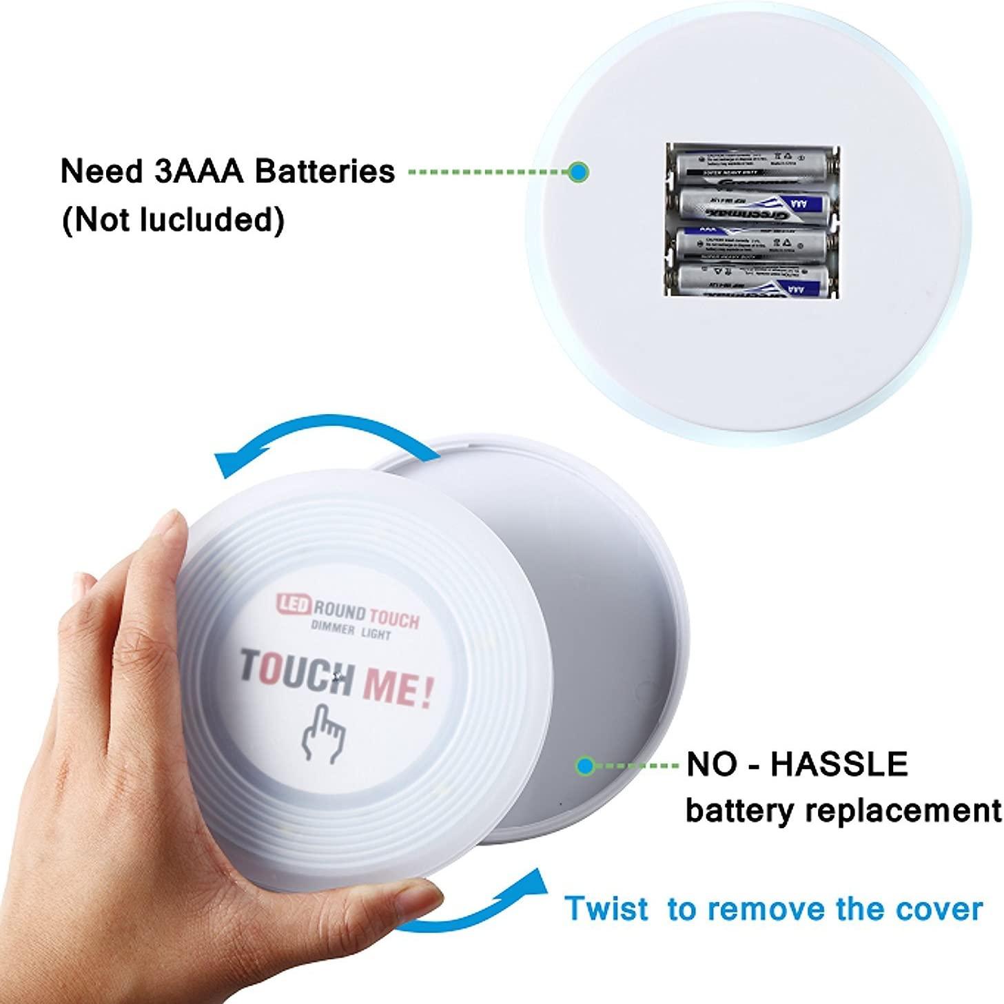 Đèn cảm biến cảm ứng 6 đèn LED có thể điều chỉnh độ sáng Hoạt động bằng pin Gắn ở mọi nơi