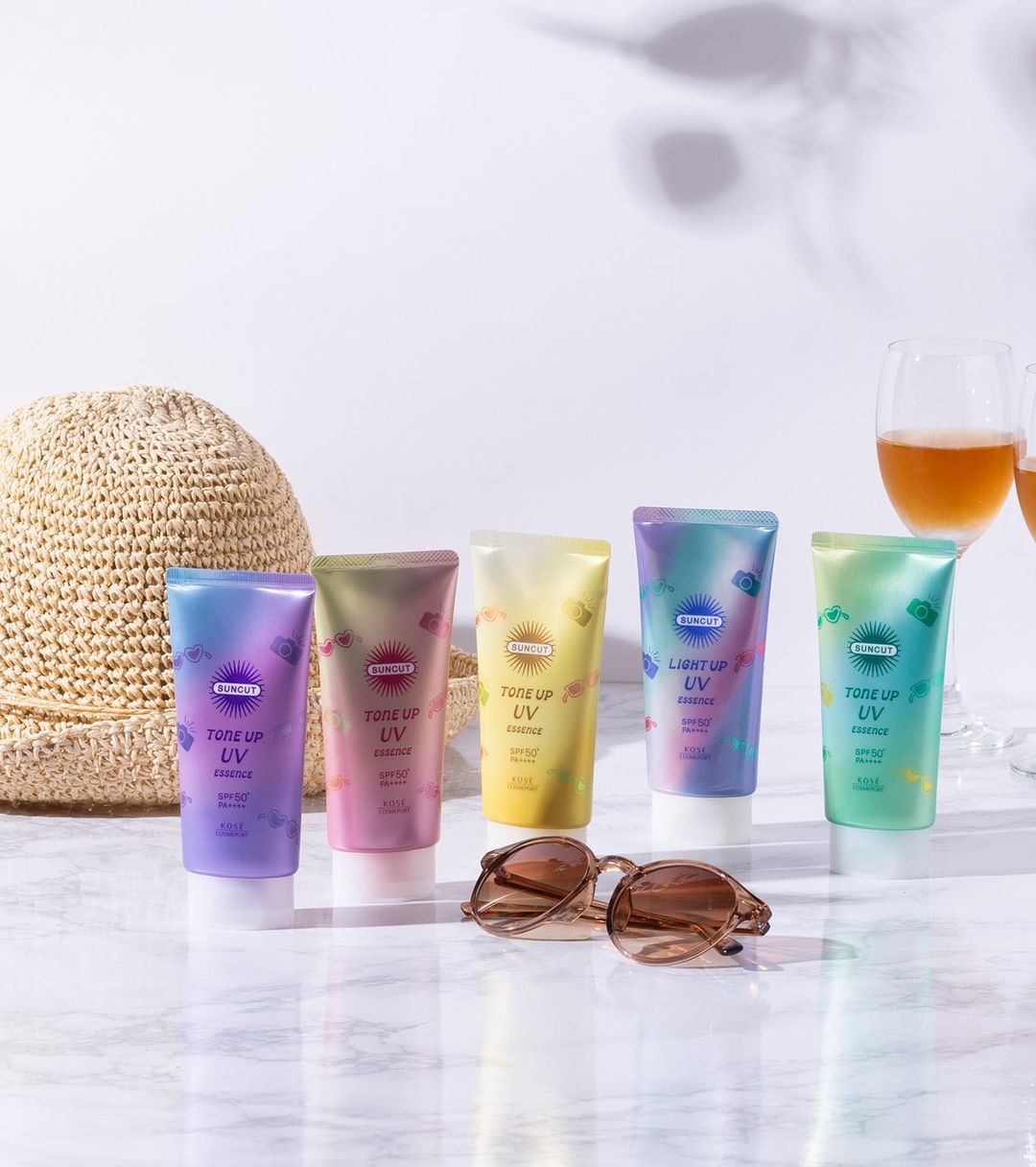 Essence Chống Nắng Và Nâng Tone Chống Tia UV Kose Suncut UV Essence SPF50+ PA++++ (80 G)