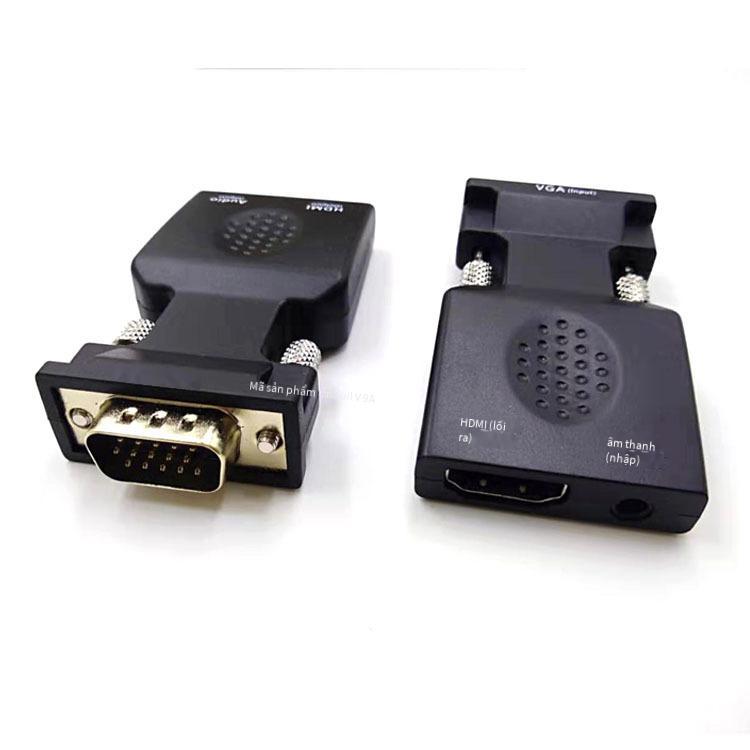 Bộ chuyển đổi VGA sang HDMI thuận lợi nhất với bộ cấp nguồn dây đai âm thanh Cuộc cách mạng VGA Bộ chuyển đổi bộ cấp nguồn dây đai âm thanh HDMI