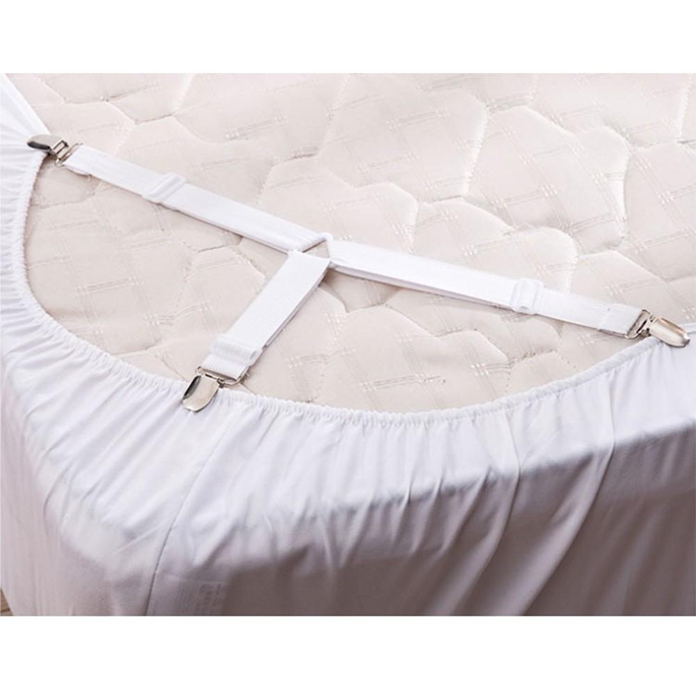 Đai Điều Chỉnh Ga Trải Giường Drap 3 Chạc Inox Mới - Gia Đình - Khách Sạn - Ga Luôn Căng Phẳng