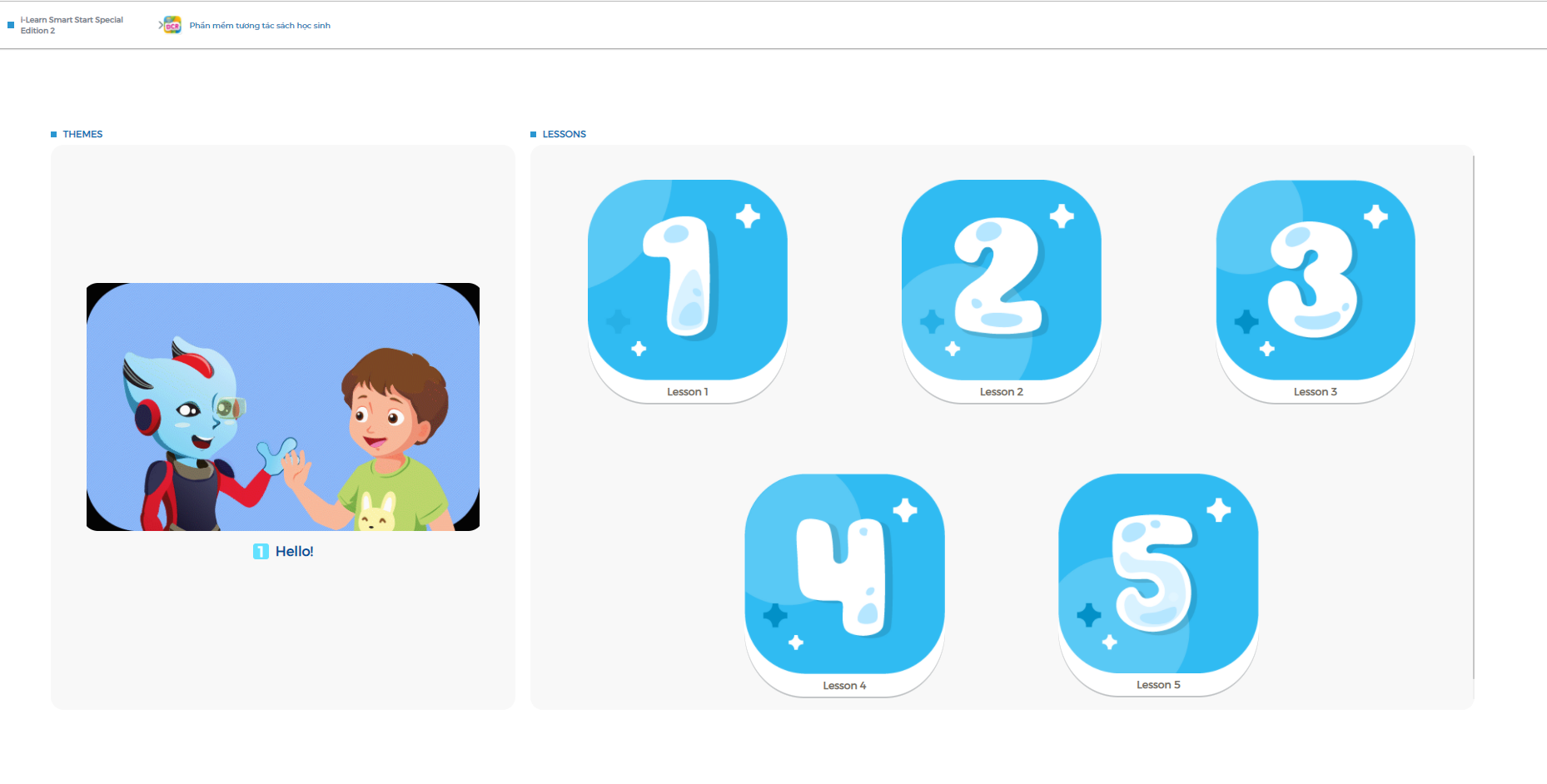 [APP] i-Learn Smart Start Special Edition 2 - Ứng dụng phần mềm tương tác sách học sinh