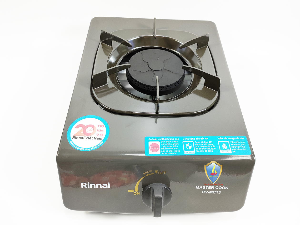 Bếp gas ĐƠN Rinnai RV-MC15G - Hàng chính hãng Rinnai (MP)