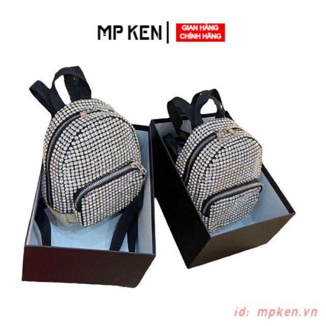 Balo đính đá wang full hộp MP KEN thời trang giá rẻ cute dễ thương dáng xinh đi học đi chơi cá tính