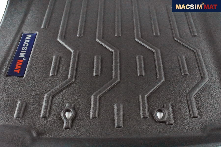 Thảm lót sàn xe ô tô Nisan Terra 2018 +Nhãn hiệu Macsim chất liệu nhựa TPV cao cấp màu đen(FDW-089)