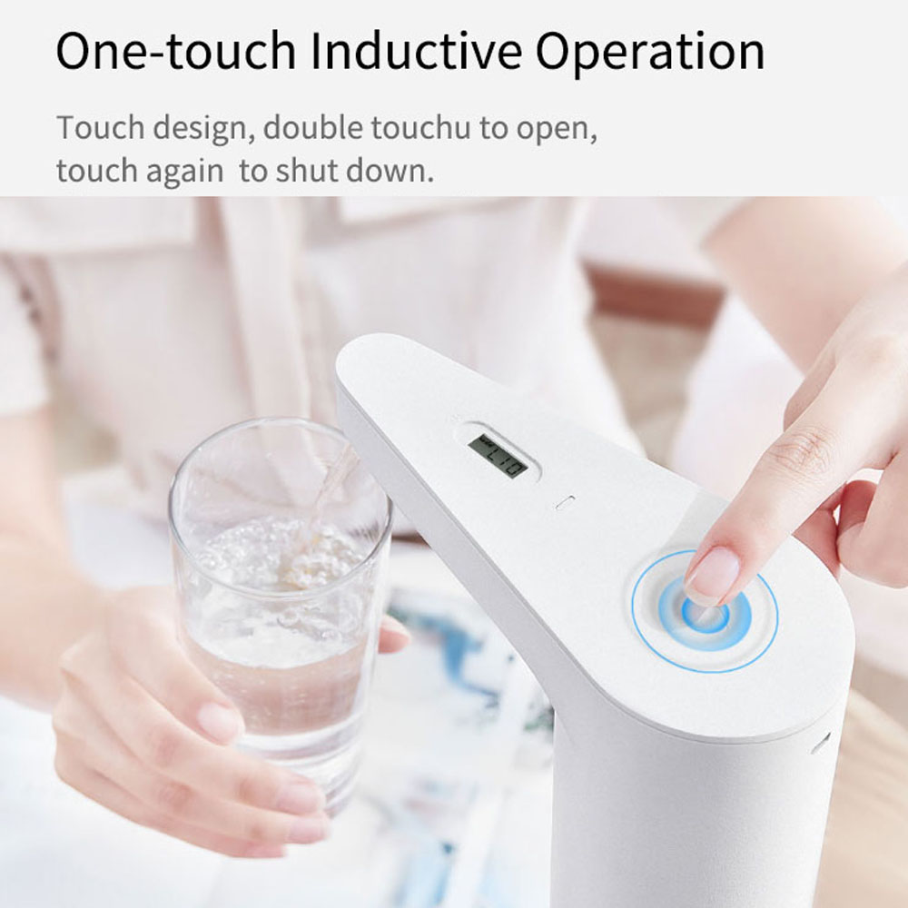 Vòi Nước Cảm Ứng Tự Động Mini Không Dây USB Có Thể Sạc Lại Xiaomi Yupin Xiaolang TDS Trắng