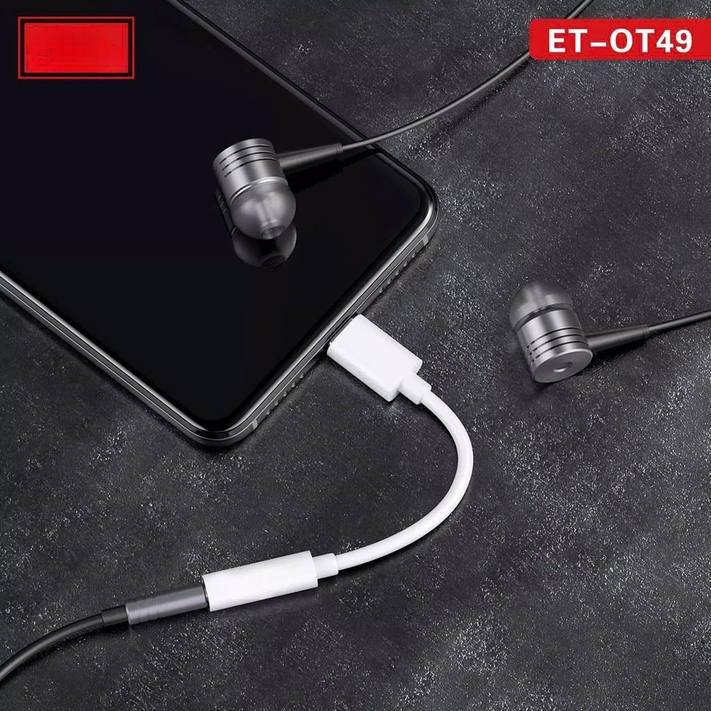 Dây cáp chuyển đổi từ cổng sạc sang jack cắm tai nghe 3.5mm cho iPhone iPad cao cấp - Cáp chuyển đổi cổng Light.ning sang 3.5mm - Cáp chuyển đổi jack tai nghe jack 3.5mm cho i.Phone cổng light.ning OT49 - Hàng Nhập Khẩu