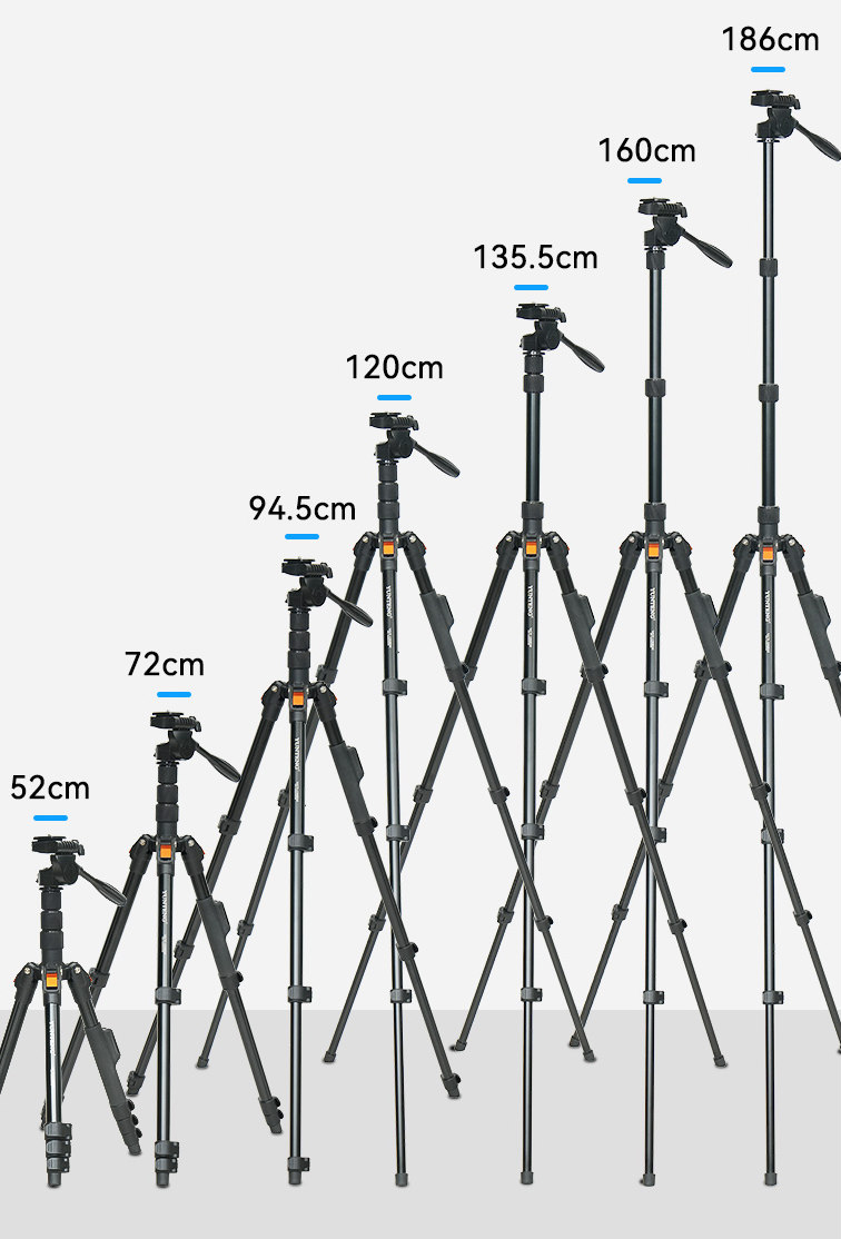 Tripod Yunteng VCT-190 - Chân Đế Máy Ảnh, Điện Thoại ,Tháo Rời Làm Gậy Selfie Kèm Remote Bluetooth - Hàng Chính Hãng