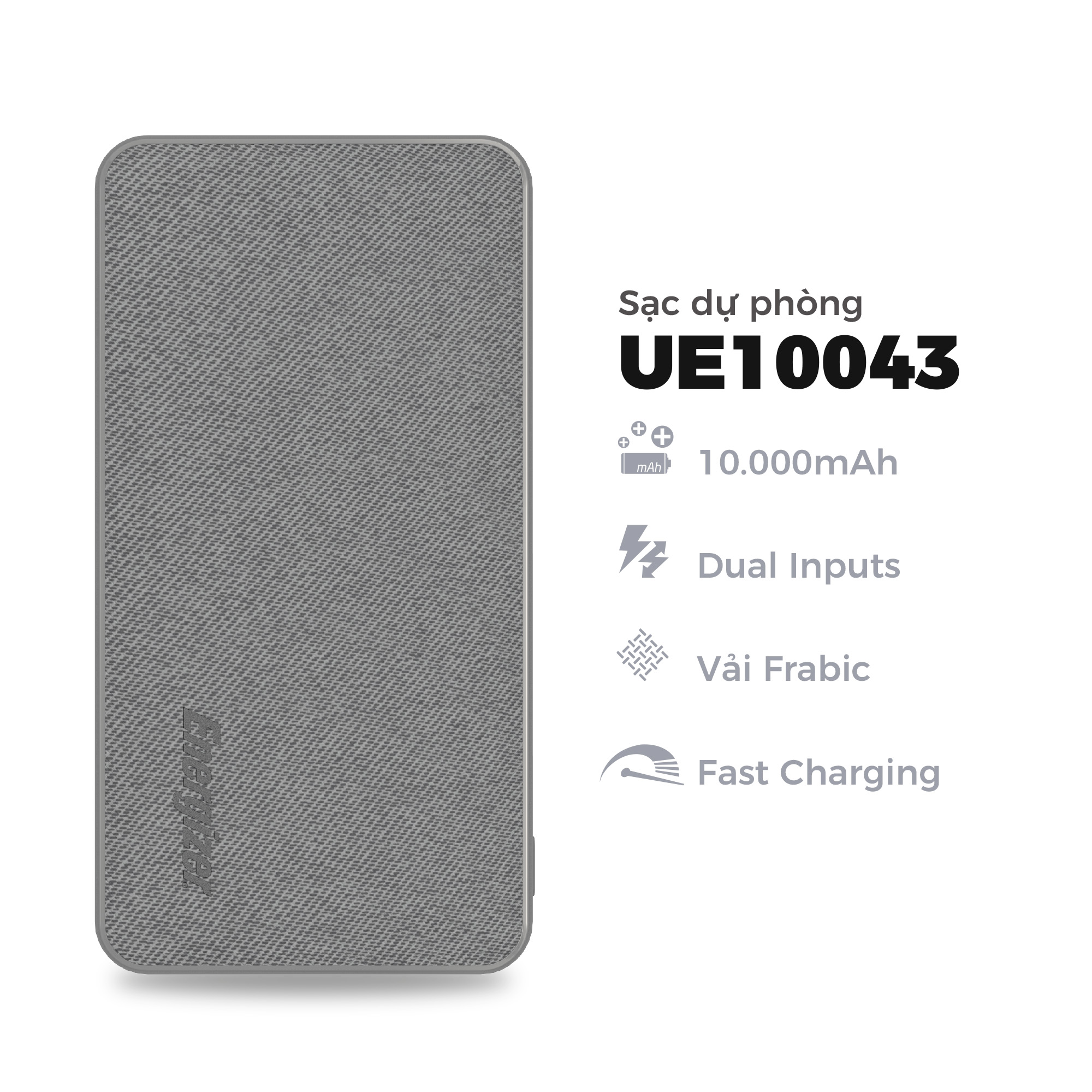 Combo Pin Energizer 10,000mAh UE10043 + Sạc nhanh Mophie 10W kèm Cáp A to Lightning 1M - HÀNG CHÍNH HÃNG