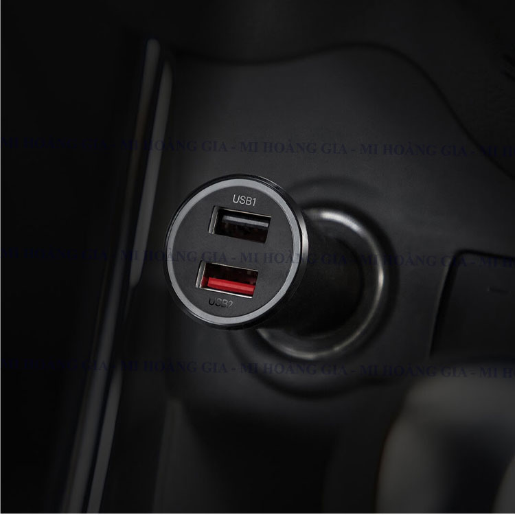 Cốc sạc xe hơi Xiaomi Mi 37W Dual-Port Car Changer 2USB GDS4147GL CC06ZM - Hàng chính hãng