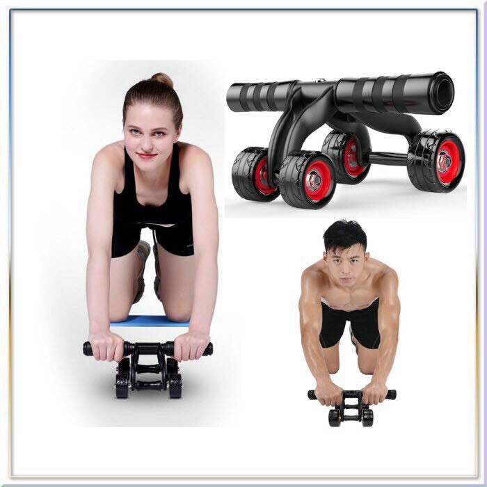 Con Lăn 4 Bánh Tập Cơ Bụng Hiệu Quả, Dụng Cụ Tập Gym Tại Nhà XTOP L04