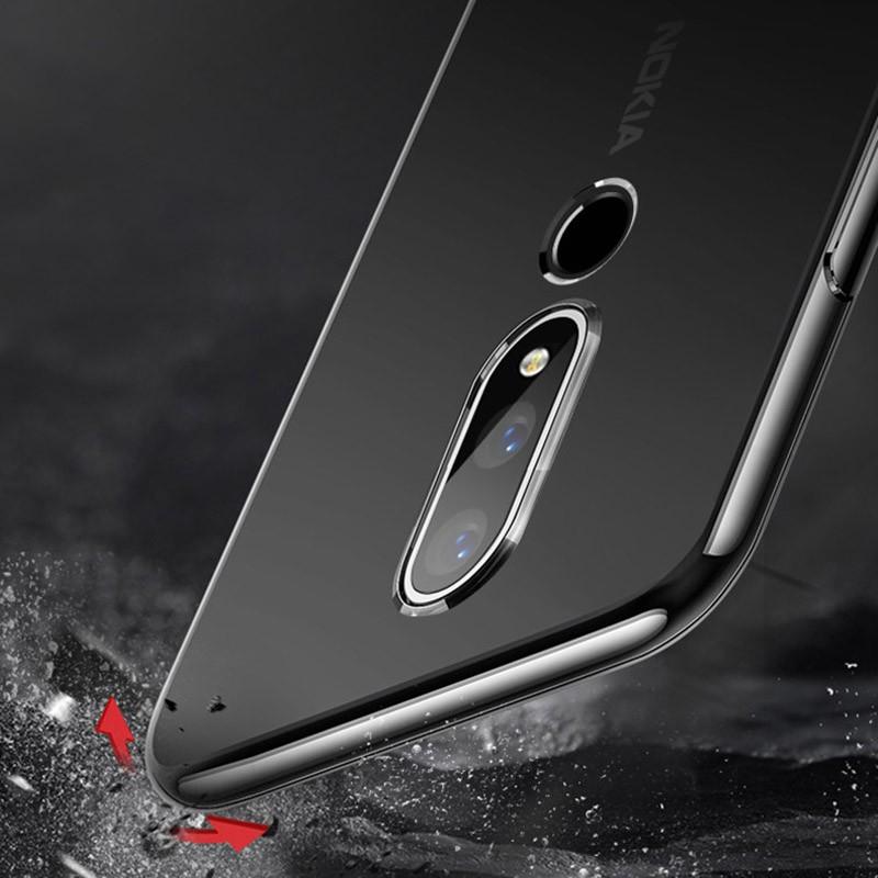 Ốp lưng dẻo silicon trong suốt dành cho Nokia 6.1 plus