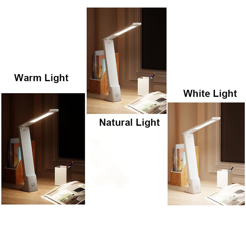 Bảo vệ mắt gấp Điều khiển cảm ứng Đèn LED để bàn có thể điều chỉnh độ sáng