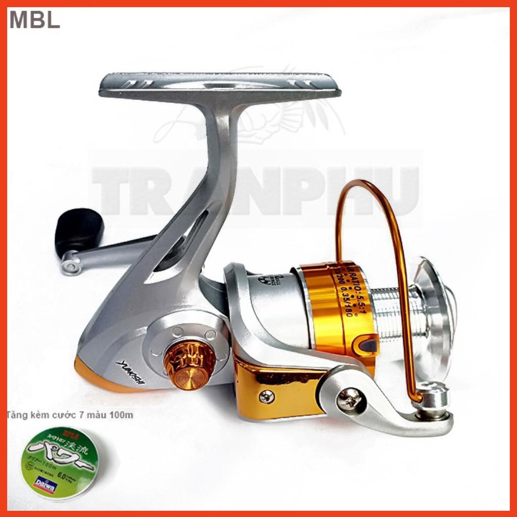 Máy câu cá Yumoshi BL7000, tặng kèm cước Daiwa 7 màu 100M