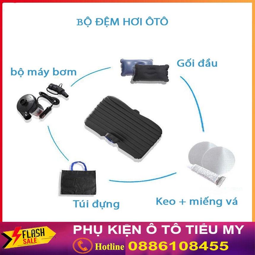 Đệm Hơi Ô Tô Đế Rời - Nệm Hơi Ô Tô Loại Dày Cao Cấp Tặng Phụ Kiện Bơm Đi Kèm