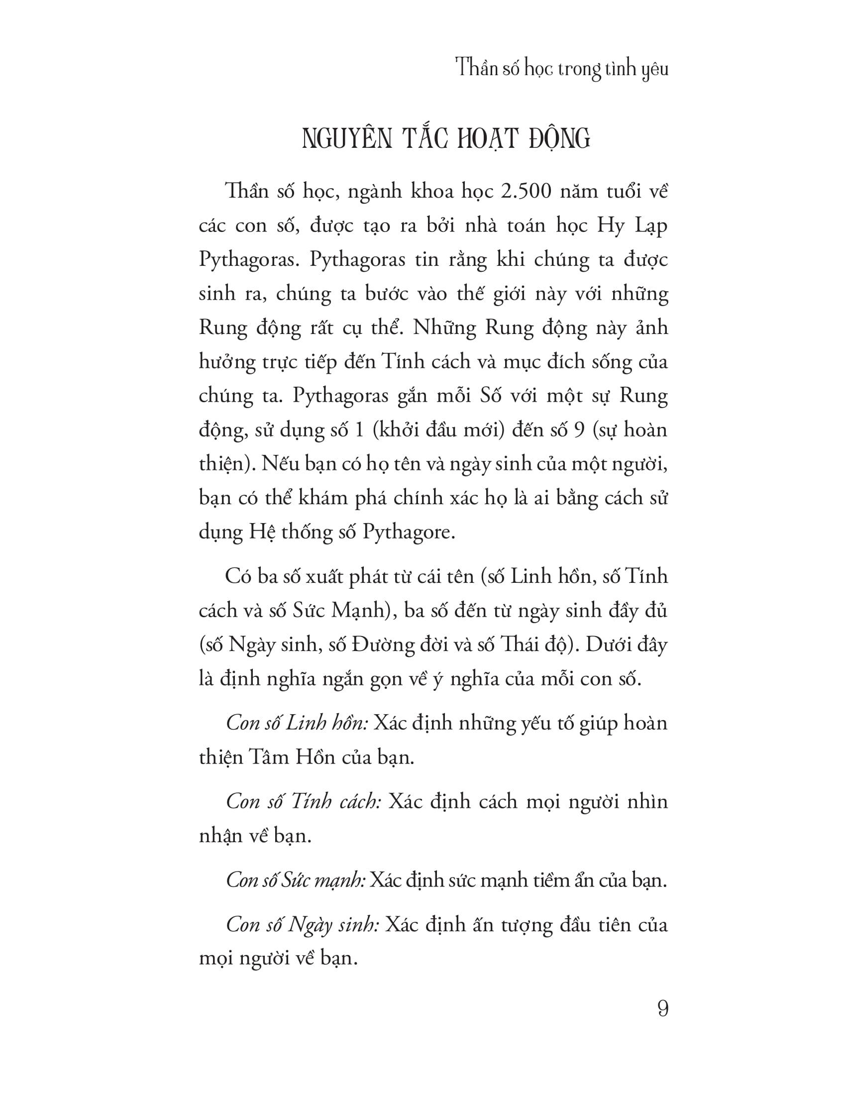 Thần Số Học Trong Tình Yêu