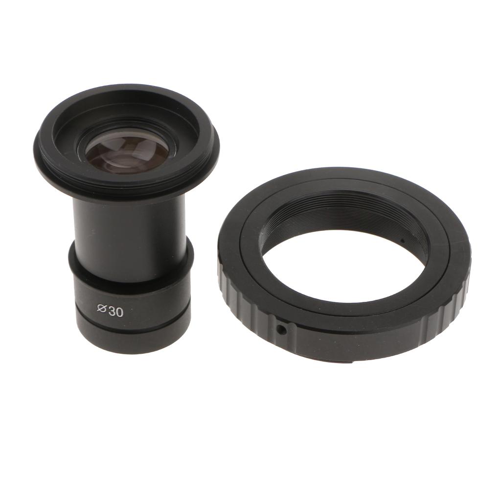 Kính Hiển Vi Adapter dành cho MÁY ẢNH DSLR Canon SLR W 9.6X + Tặng 30mm Stereo Phạm Vi Tay