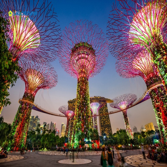 [EVoucher Vietravel] Singapore - Malaysia ( 02 đêm tại Singapore, Tặng vé tham quan Floral Fantasy Dome và Bảo tàng sáp Madame Tussauds)