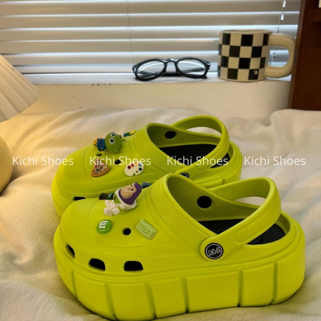 Dép sục đế cao dày phiên bản đặc biệt hình Toy Story Giày sục sandal phong cách ulzzang Kichi