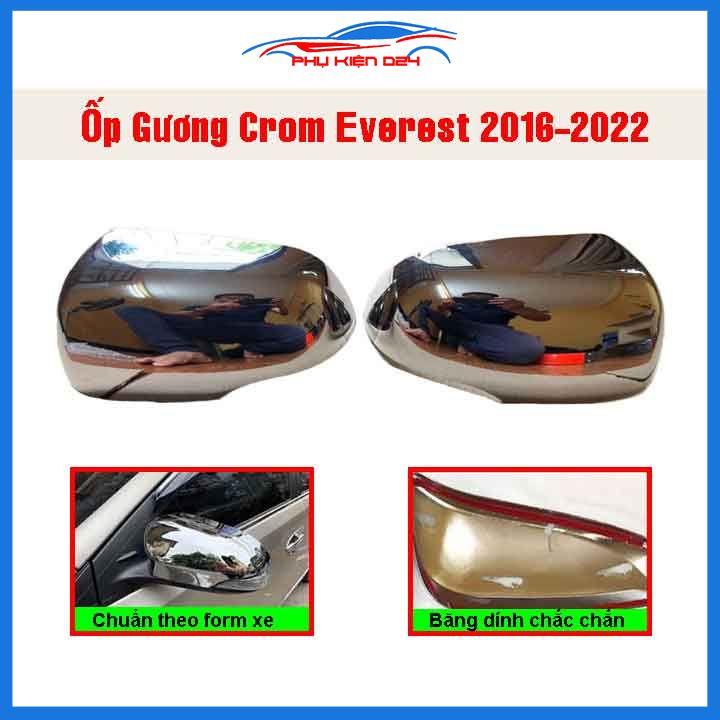 Ốp gương Everest 2017-2018-2019-2020-2021-2022 mạ crom bảo vệ chống trầy trang trí làm đẹp xe