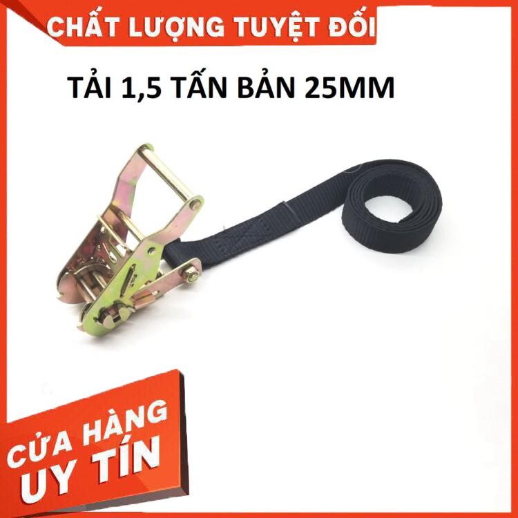 Dây Chằng Hàng Tăng Đơ 25mm Không Móc 1500kg- CÁP THÉP THÁI BÌNH VINA