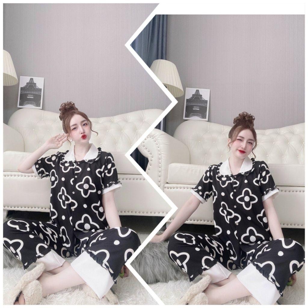 Đồ Ngủ Pijama, Đồ Ngủ nữ lụa cao cấp mềm mại xinh xắn &lt; 60kg - 5