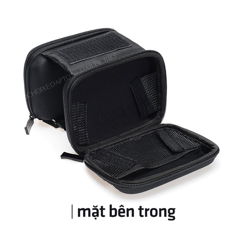 Túi xe đạp 2 ngăn cao cấp treo sườn xe đạp WB2788 chất liệu EVA đi mưa chống nước MaiLee