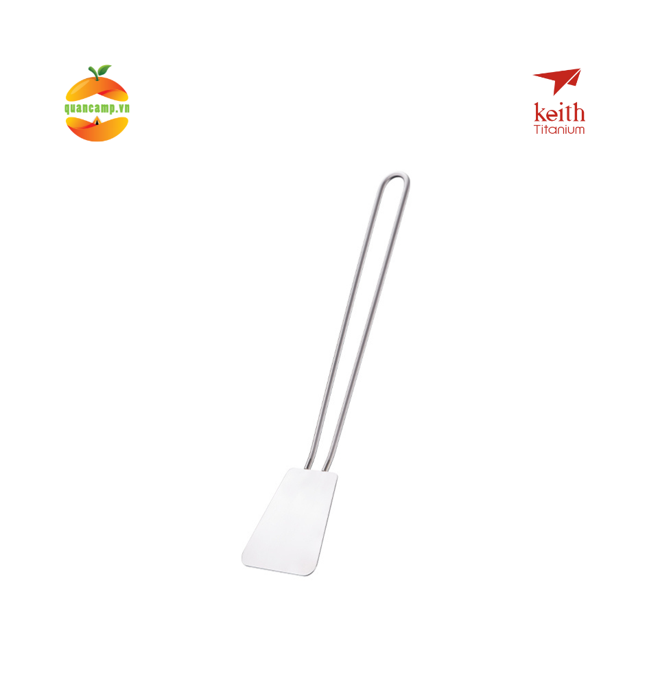 Thìa vét siêu nhẹ Keith Titanium Spatula Ti2208 [Hàng chính hãng]