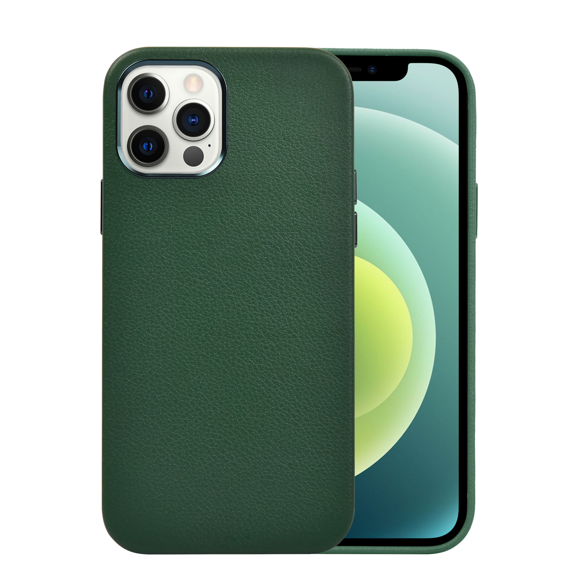 Ốp Da Wiwu Calfskin Phone Case Dành Cho Iphone 13 Promax Chất Liệu Da Bê, Chống Nước, Chống Để Lại Vân Tay - Hàng Chính Hãng