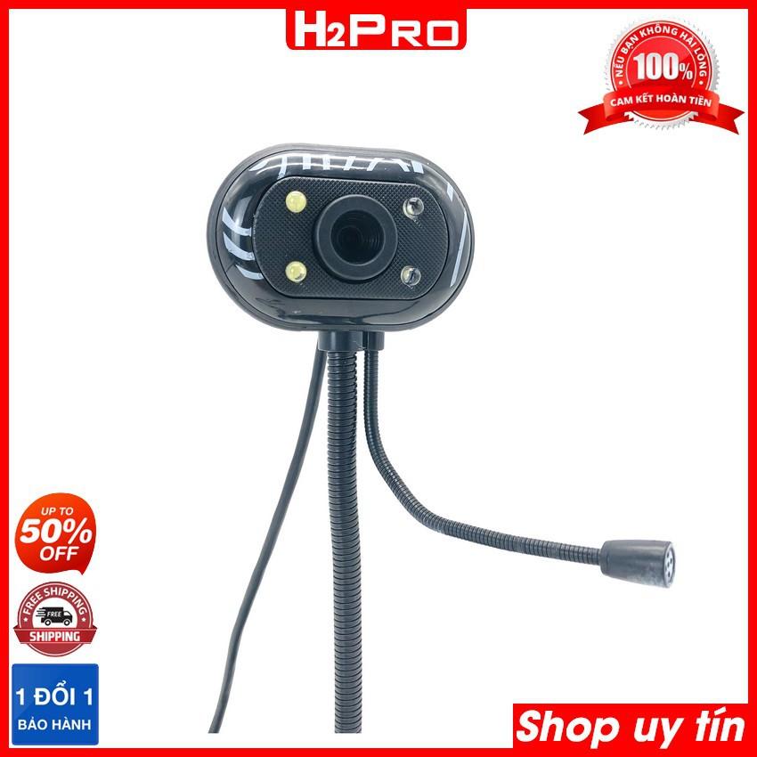 Webcam Chân Cao Có Mic H2Pro chất lượng cao, Webcam giá rẻ cho học sinh, sinh viên