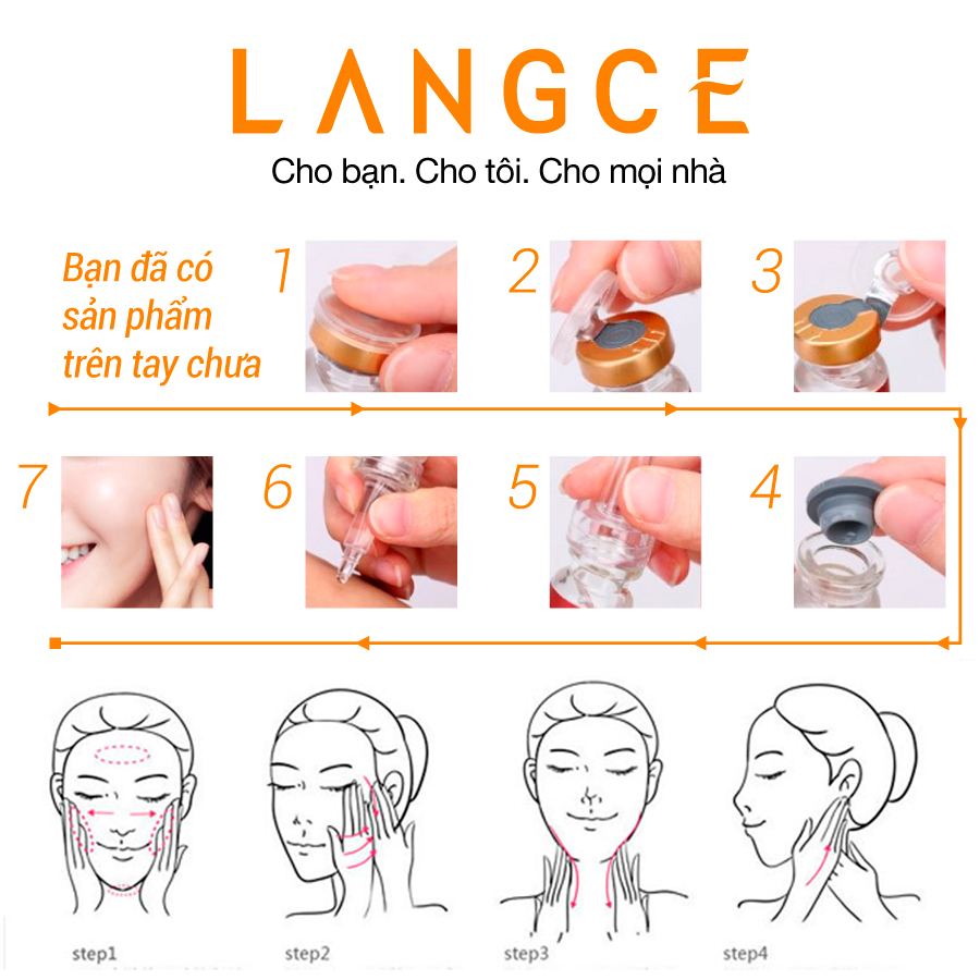 Serum Tảo Biển Đỏ Collagen Chữa Nám - Tàn Nhang - Đồi Mồi 12ml TẶNG Kem Làm Rụng Lông Trắng Da 20ml LANGCE