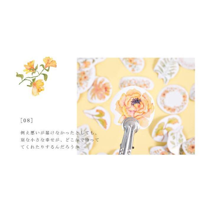 Bộ 46 Sticker Hoa Mùa Hạ E112