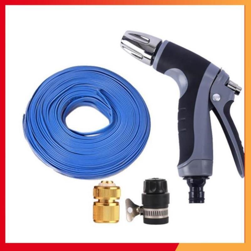 Bộ dây và vòi xịt tăng áp rửa xe tưới cây 20M  206817