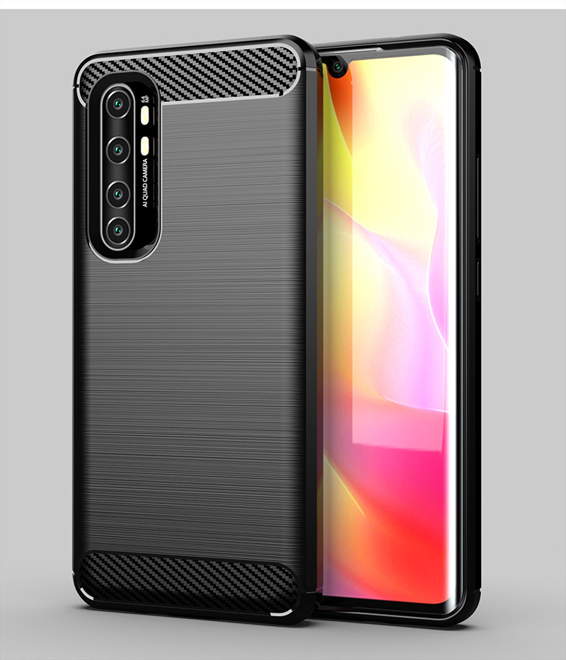 Ốp Lưng Chống Sốc Vân Cabon Dành Cho Điện Thoại Samsung Galaxy Note 10 Lite