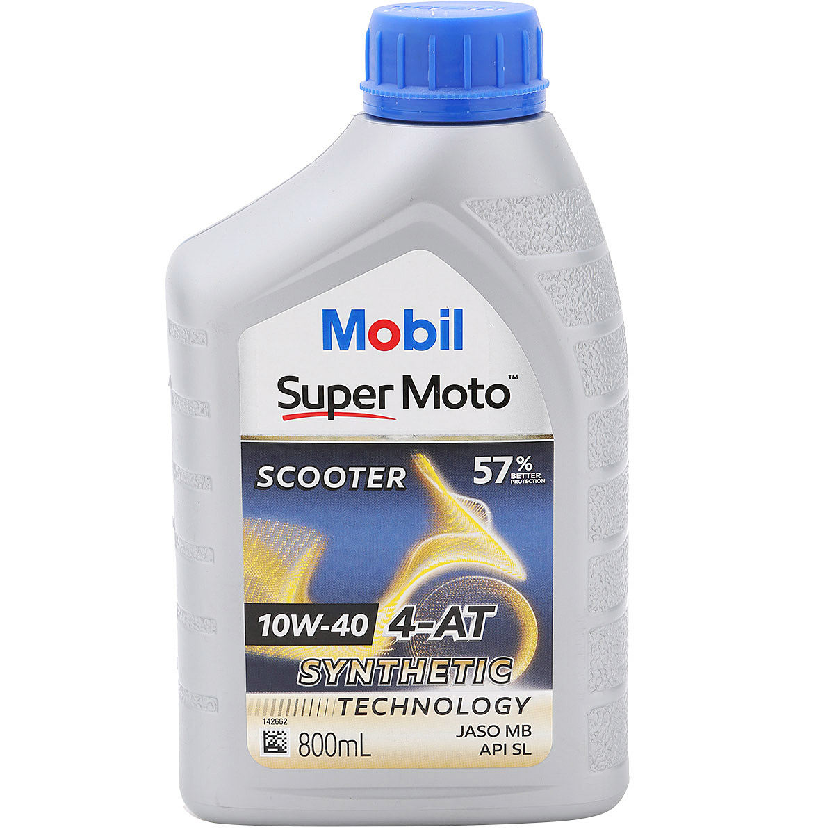 Nhớt Xe Tay Ga Mobil Super Moto Scooter 10W - 40 Tiêu Chuẩn Jaso Mb Api Sl 0.8L - Hàng Chính Hãng