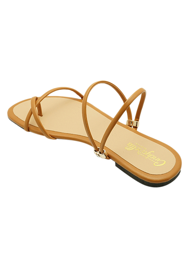 Giày Sandal Nữ Đế Bệt Mùa Hè Cindydrella C328N