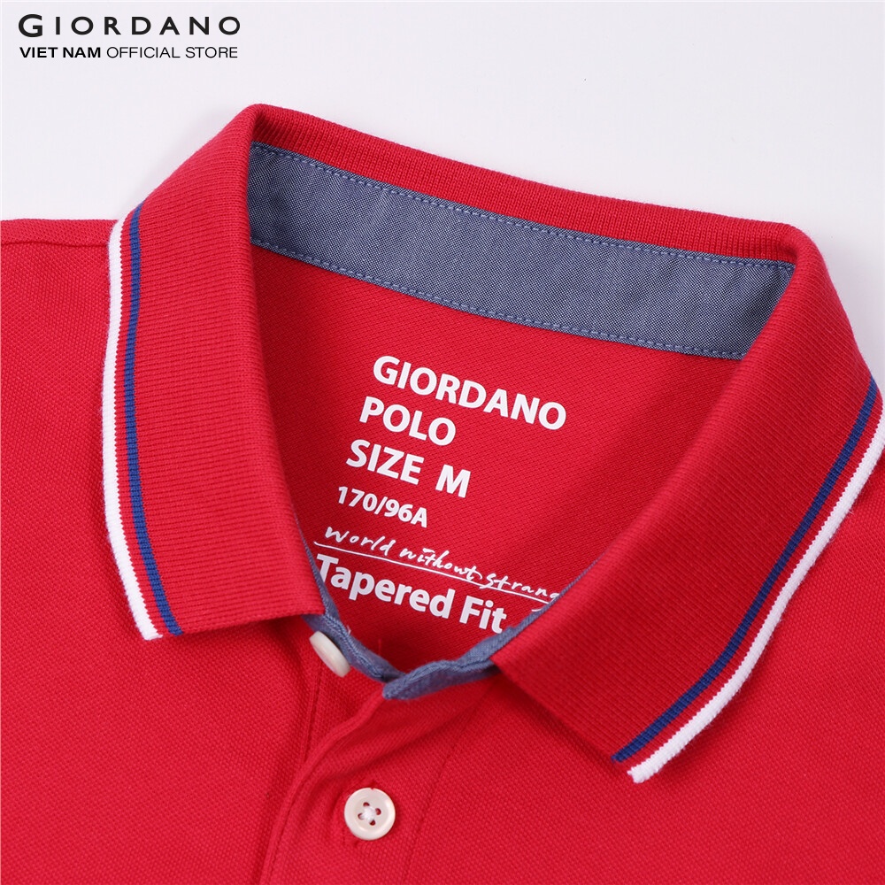 Áo Thun Nam Có Cổ Logo Classic Polo Giordano 01011260