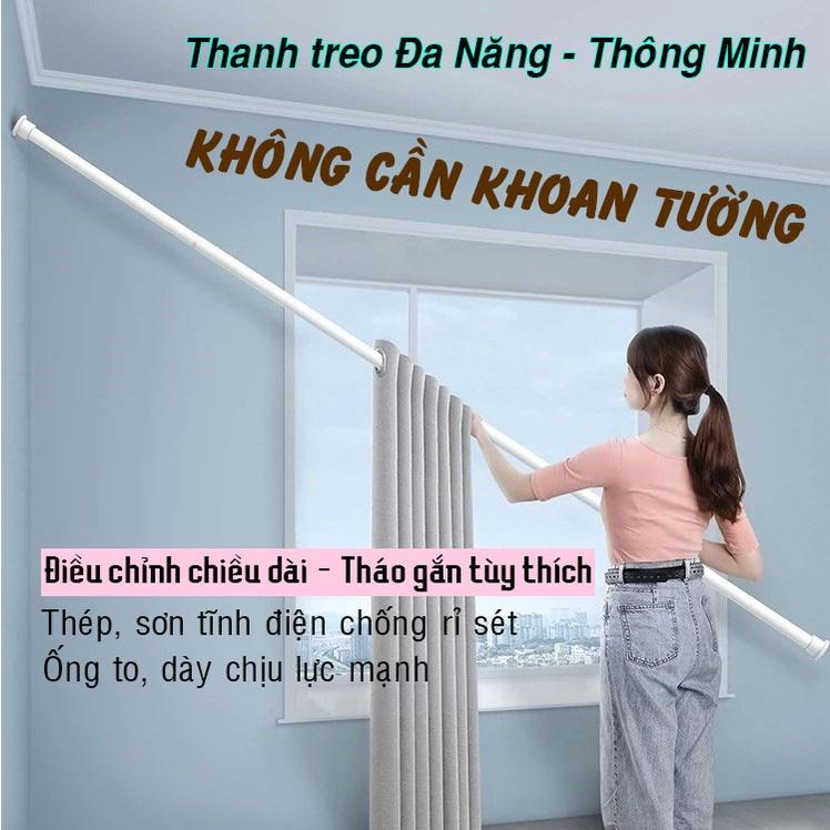 loại Dài nhiều size (giao màu ngẫu nhiên) - Cây treo Đa Năng Thông Minh KHÔNG CẦN KHOAN VÍT