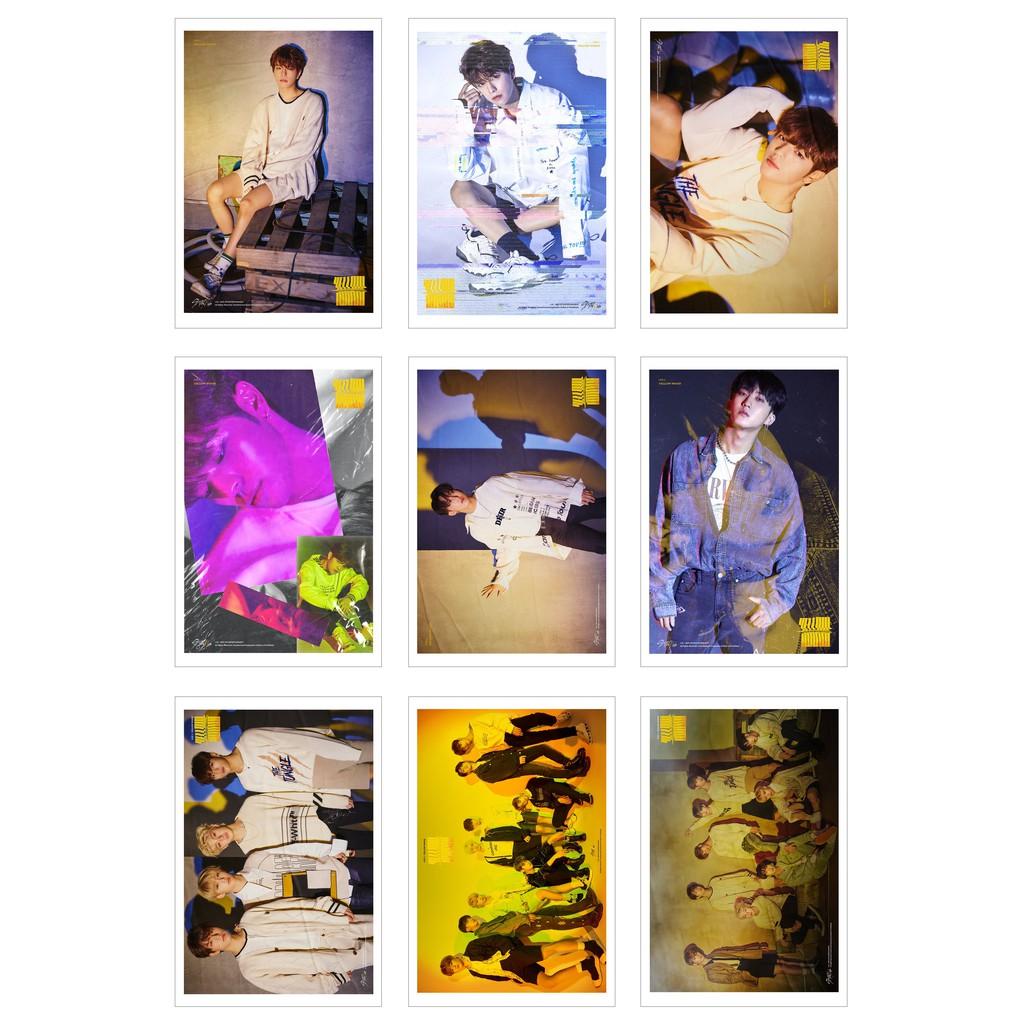 Lomo Card Ảnh STRAY KIDS - Yellow Wood + 1st Look ( 45 ảnh