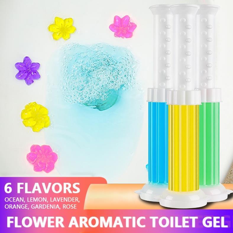 Gel khử mùi bồn cầu nhà vệ sinh hoa thơm khử trùng toilet