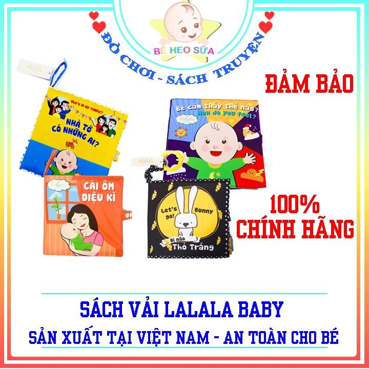 Sách vải cho bé - sách vải an toàn chính hãng LALALA BABY sản xuất tại Việt Nam