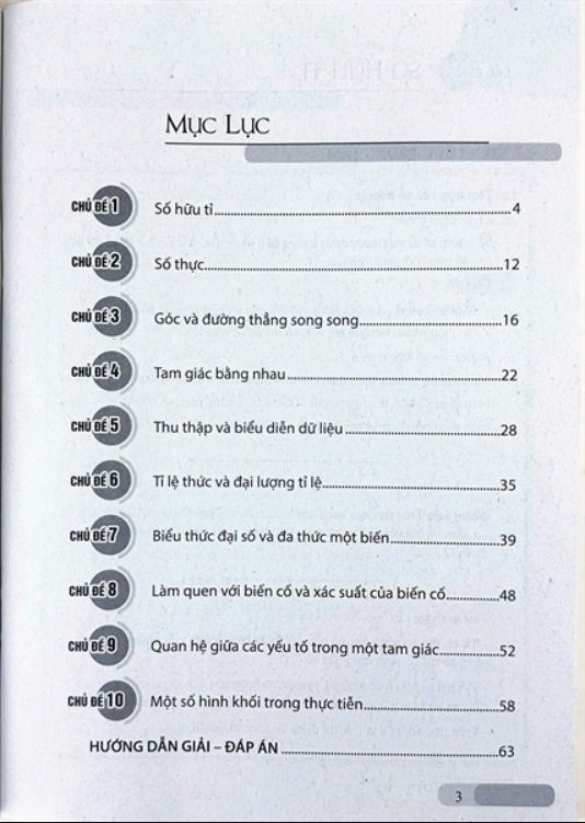 Sách - Toán 7 - Các bài toán thực tế