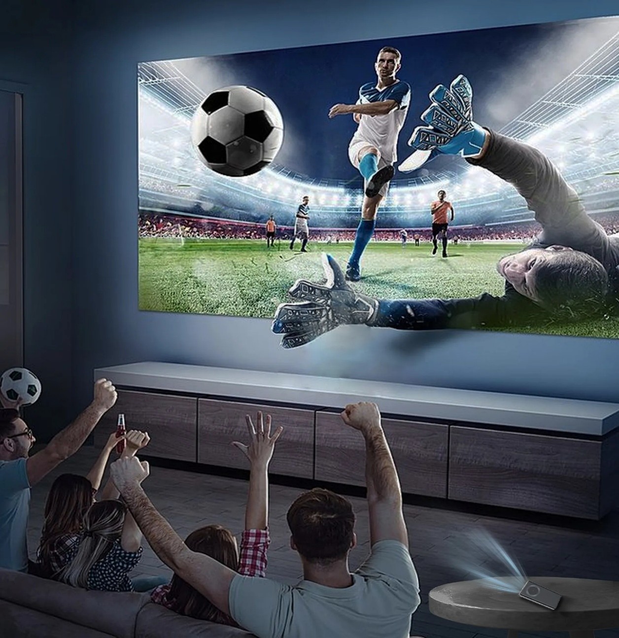 Màn chiếu bạc PRIMA SILVER 3D tỷ lệ 4:3 chống sáng, hỗ trợ 4K cho máy chiếu (75-145 inch) - Hàng nhập khẩu
