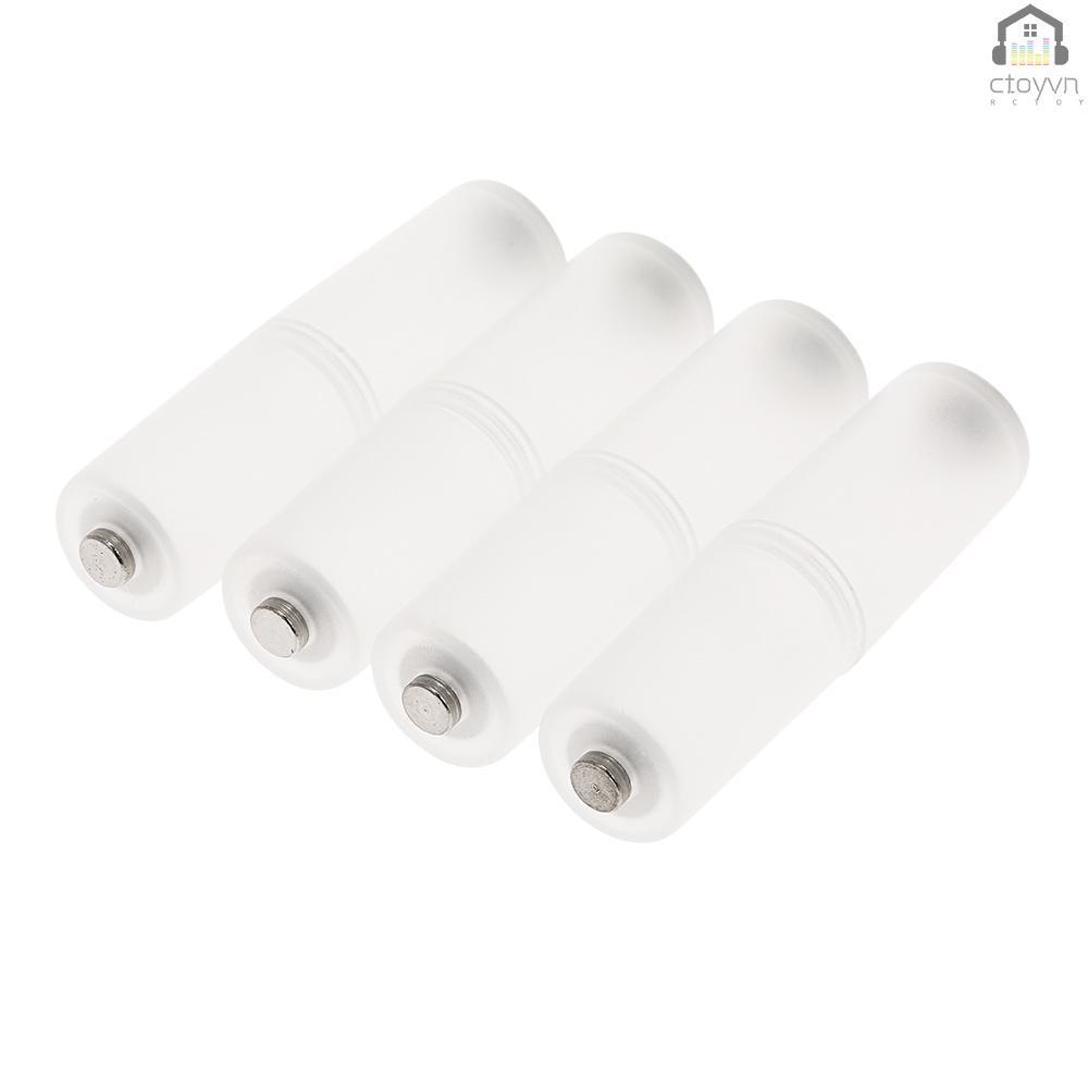 Bộ 4 giá đỡ chuyển đổi pin AAA sang AA kích thước nhỏ gọn